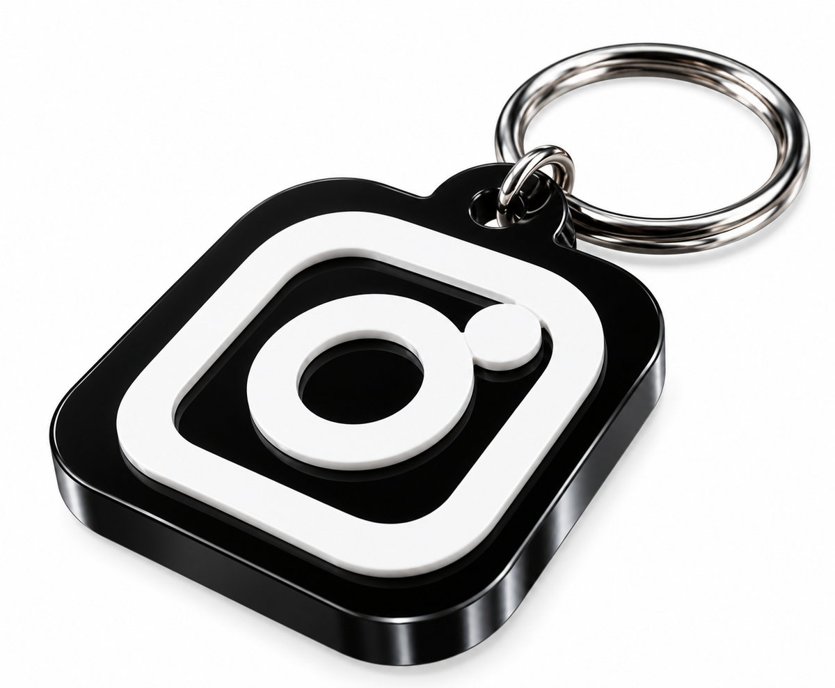 Instagram NFC Keychain